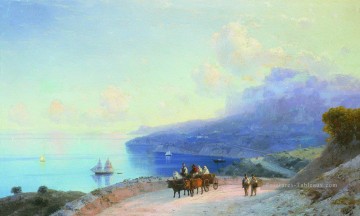 côte de la côte crimée près de ai petri 1890 Romantique Ivan Aivazovsky russe Peinture à l'huile